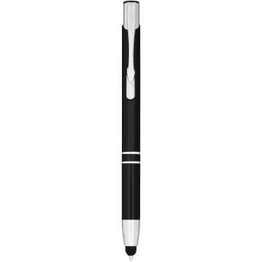 Logotrade promotional gift picture of: Moneta anodized aluminium click stylus ballpoint pen
